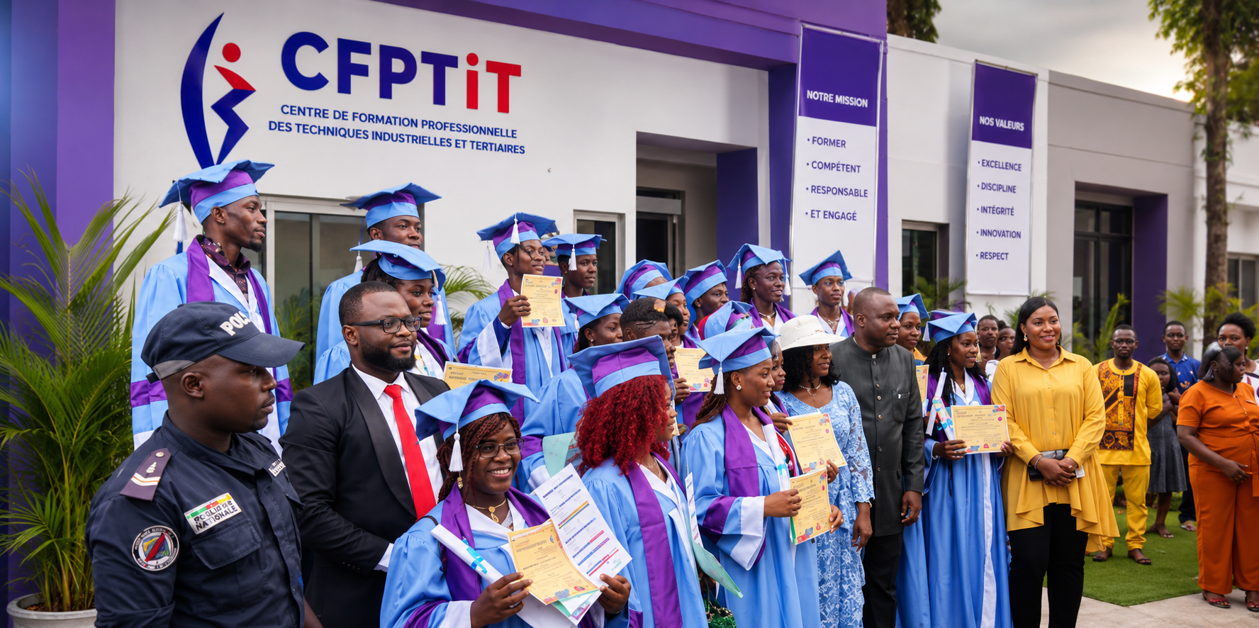 Cérémonie de remise des diplômes au CFPTIT